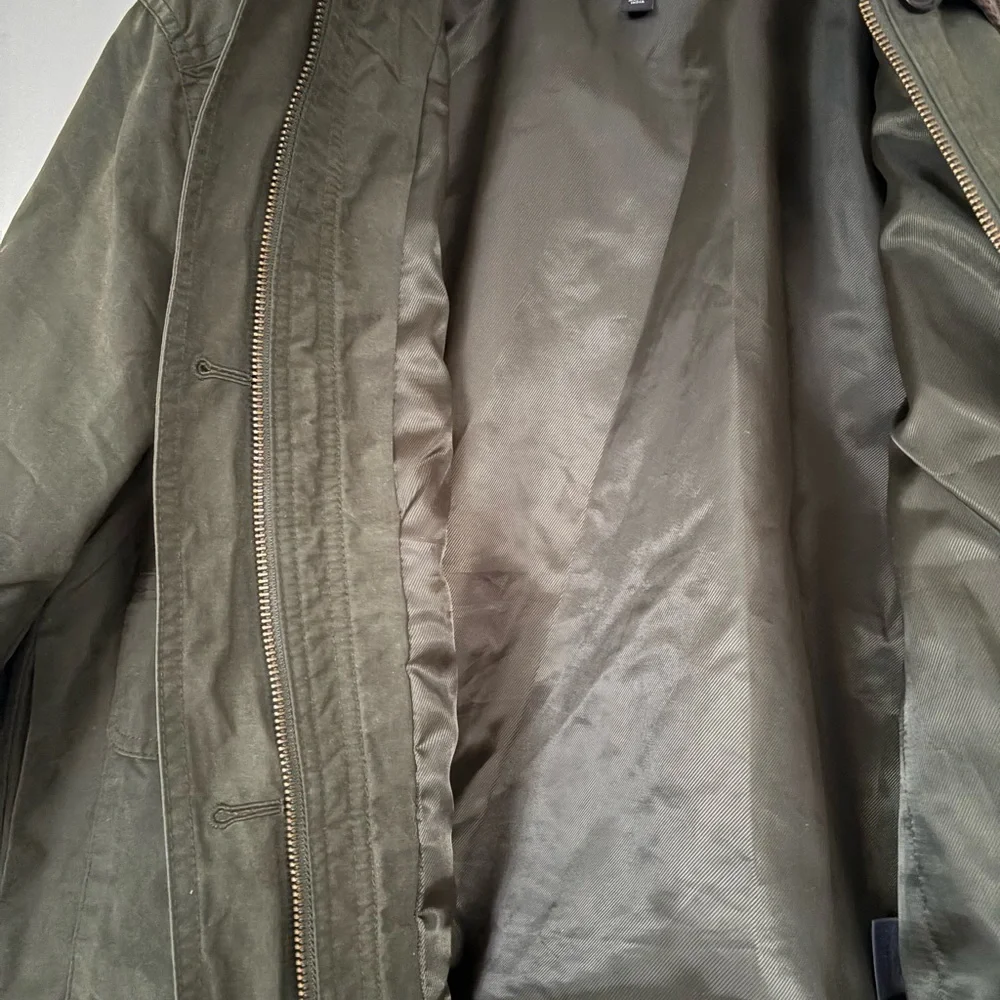 Banana Republic Factory Olive Green and Brown Barn Jacket - Picture 4 of 4